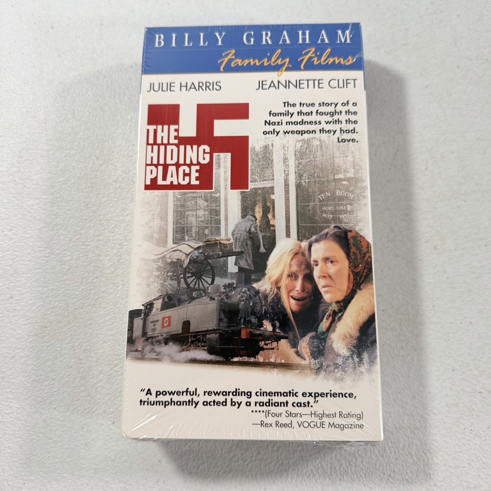 The Hiding Place (VHS, 1975) History Based Movie, Nazi Hitler War Drama SEALED